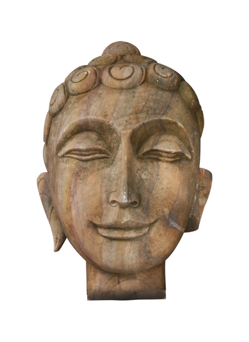 Marmor-Buddha-Statue