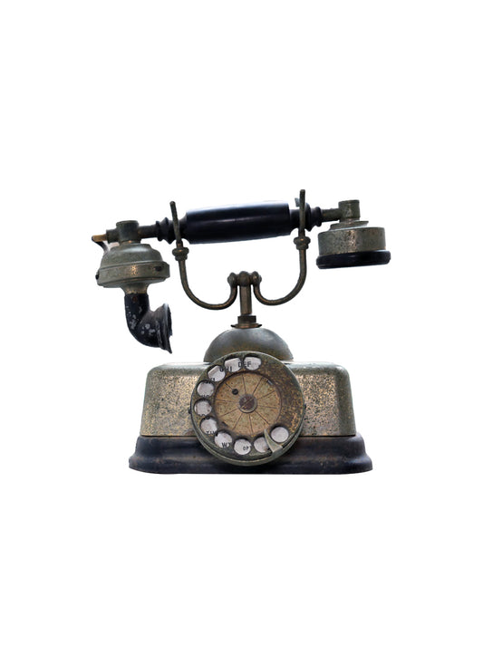 antique telephone